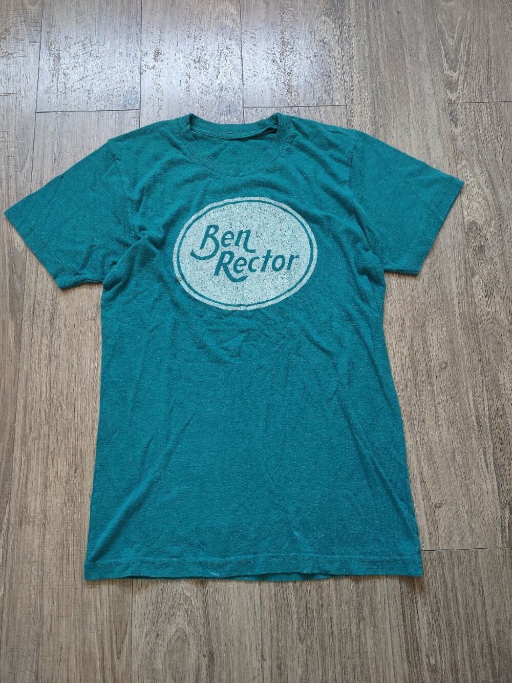 Ben Rector teal merch t-shirt